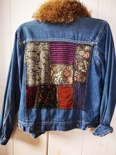 Damen jeansjacke applikation - damen,