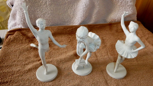 Biscuit porzellan ballet 3 - ballet-,