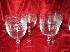 LEONARDO CRISTAL D'ARQUES DAMPIERRE 6 WEIßWEINGLÄSER KRISTALL 16,3 cm 