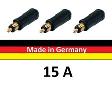 3 x KFZ LKW Normstecker für