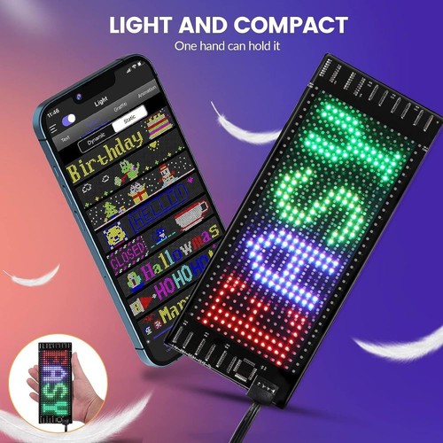 Bluetooth app led laufschrift - led,