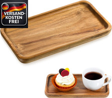 Kleines Holz Serviertablett
