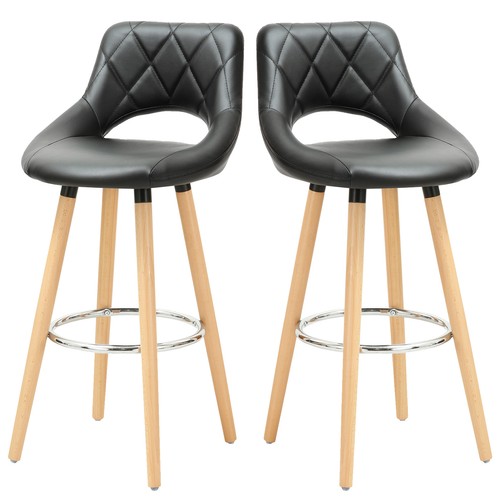Barhocker mit rückenlehne - 2x,