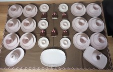 Hutschenreuther Porcelaine Rose; Frühstücks-Service; 12 teilig