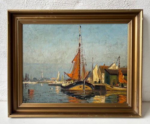 ölbild maritim vintage - maritim,