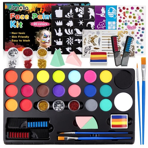 Kinderschminken set farben - set,