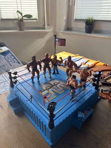 Wwf wrestling ring hasbro - wwf,