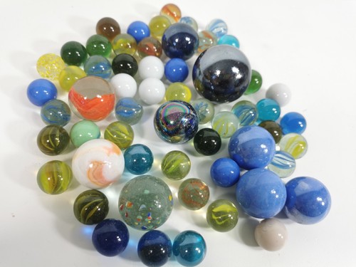 Murmeln glas 500g - 500g, netz
