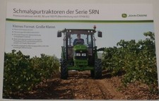 JOHN DEERE Schmalspurtraktoren der Serie 5RN Prospekt von 04/2009 ( JD 142 )