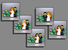 LEGO® Figuren Brautpaar Braut