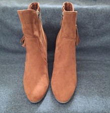 Marco Tozzi Damen Western Stiefeletten Schuhe Cowgirl Gr. 37 Cowboy Boots Cognac