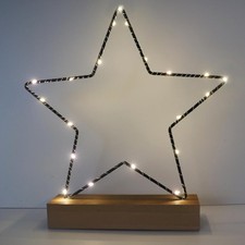 LED Weihnachtsstern Schwarz