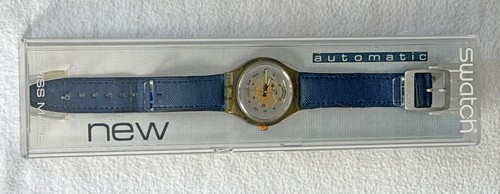 Swatch automatic red ahead - red,