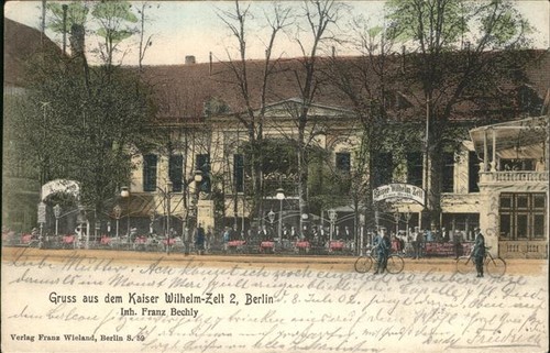 Berlin kaiser wilhelm - berlin, zelt
