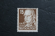 Alliierte Besetzung, Köpfe, Persönlichkeiten, "G. Hegel", Mi.-Nr. 217a, P002