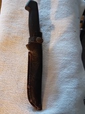 Frost Mora Jagd-Angelmesser Schweden m. Lederscheide fachmännisch geschärft!!! 