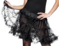 Petticoat in Schwarz für