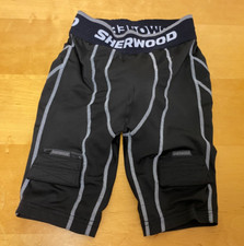 SHERWOOD Compression Jock Short - [JUNIOR] - Größe S - Eishockey Tiefschutz