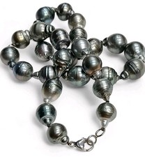 925 Silber Tahiti Perlenkette