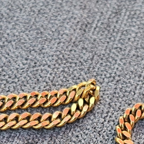 Kette panzerkette echt gold - kette,