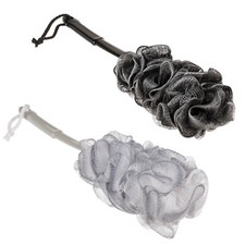 XL Duschschwamm Schwarz oder