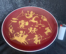 Alter Wandteller Sternzeichen Brauerei Bier Dortmunder Union Fischer Porzellan