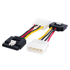 Power-Adapter 4pol. Stecker auf S-ATA PC-Stromkabel Stromadapter 5.25 zu SATA