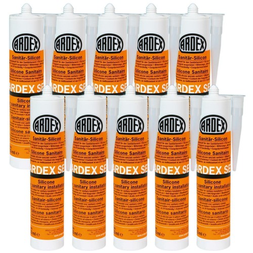 10x ardex sanitär silicon - sanitär,
