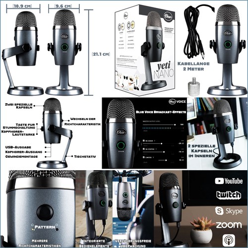 Logitech blue yeti nano - logitech,