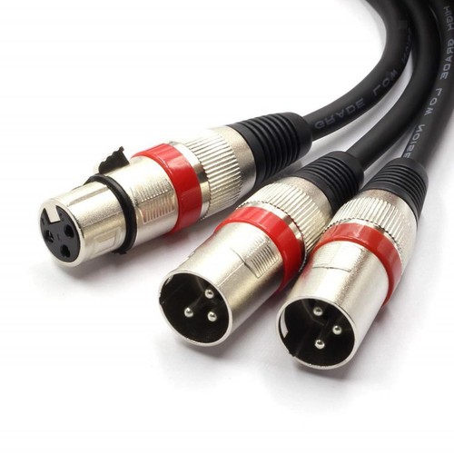 Xlr splitter buchse auf - xlr-splitter-buchse, zwei