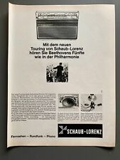 Schaub-Lorenz Touring Koffer-Radio Original 1967 Vintage Advert Werbung Reklame