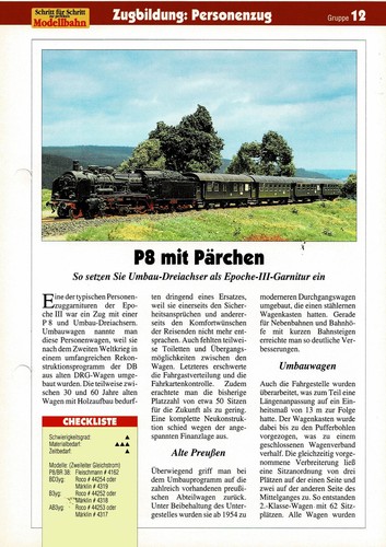 Einen zug mit - einen, p8-zug