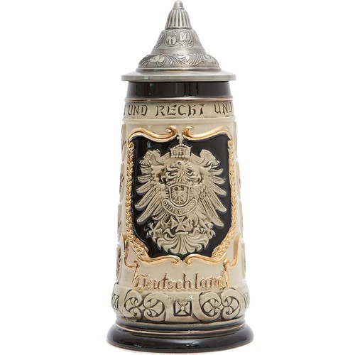 Bierkrug keramik mit - bierkrug,