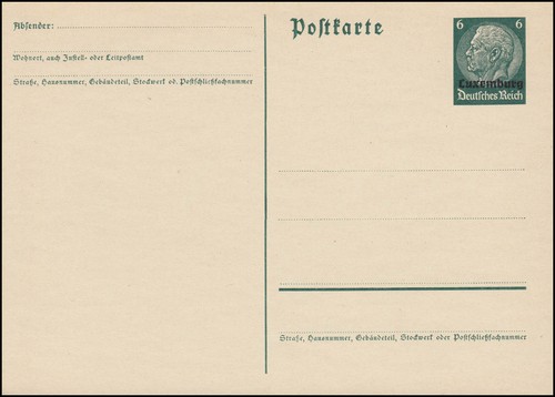 Luxemburg postkarte 2 - postkarte, p