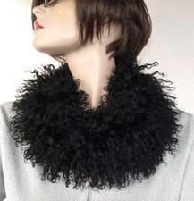 Schal Pelz Tibetlamm Boa Loop