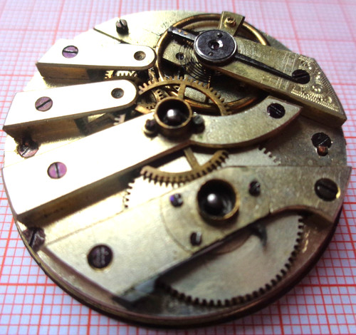 Antikes taschenuhrwerk - antikes,