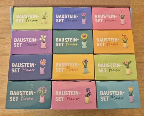 Bausteine set florist - bausteine, blumen