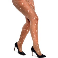 Strass Netzstrumpfhose Damen