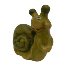 Schnecke Keramik Grün