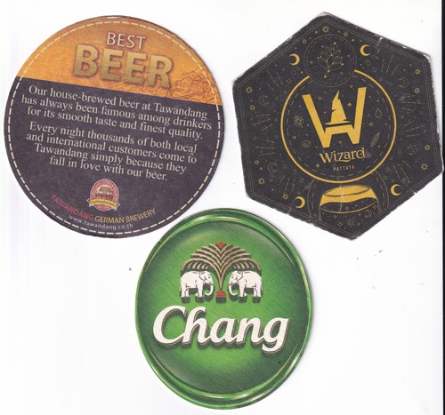 Bierdeckel brauerei - 3x,