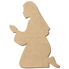 MDF Krippenfigur Betende Maria