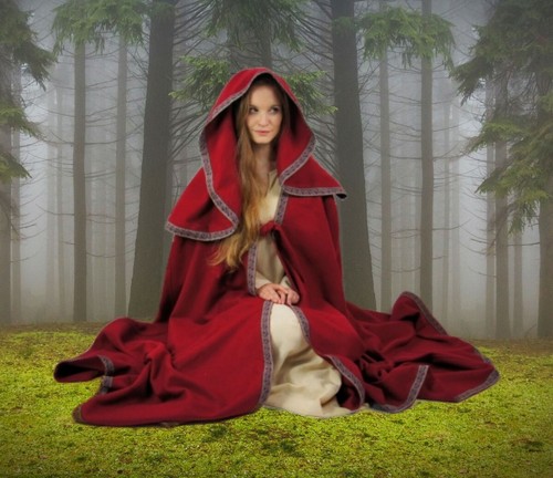 Gothic larp mittelalter umhang - larp,