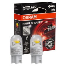 OSRAM W5W-LED GEN2 NIGHT BREAKER mit Straßenzulassung Model 2024/25 DUOBOX