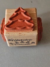 Stempel 'Tannbaum 4fach' für Kartengestaltung, Kaleidoskop-Die Stempelschmiede