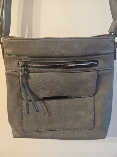 Umhänge tasche grau - umhänge-tasche,