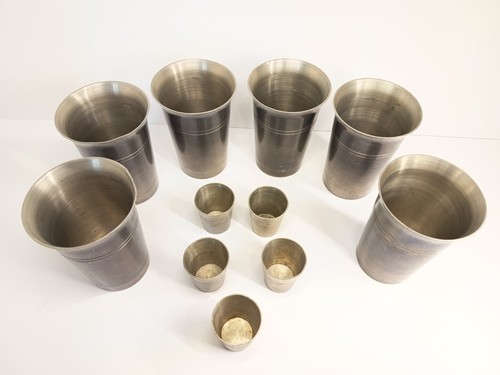 Zinn konvolut becher 5 - konvolut,