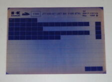 Microfich Ersatzteilkatalog Kawasaki Jet Ski STX Typ JT 1100 A1 Stand 05/98