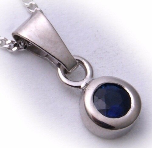 Ladies pendant sapphire real - pendant,