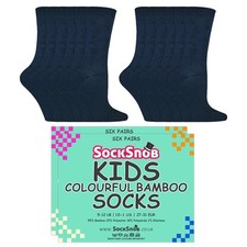 12er Pack Kinder Bambus Socken