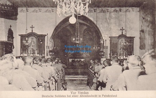 Verdun abendandacht 10 - ak,